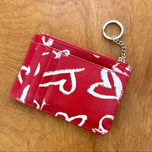 Kate Spade Lipstick Hearts Bitsy Mini Wallet